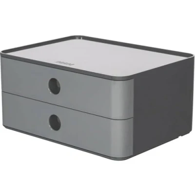 Immagine di HAN 1120 19 SMART BOX ALLISON, cassettiera impilabile con 2 cassetti, colore: granite grey