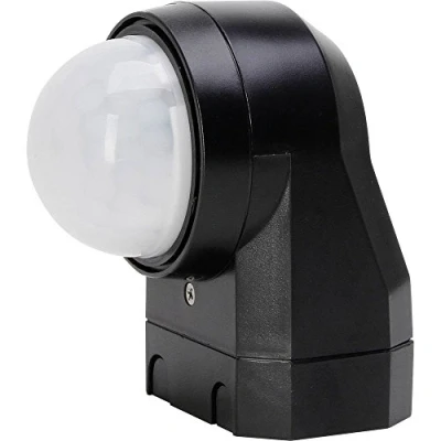 Immagine di Kopp 824605012 parete, Da parete Rilevatore di movimento ad infrarossi passivo PIR 240 Relè Nero IP54