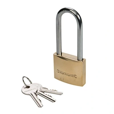 Immagine di Silverline MSS03L Lucchetto in ottone a gambo lungo