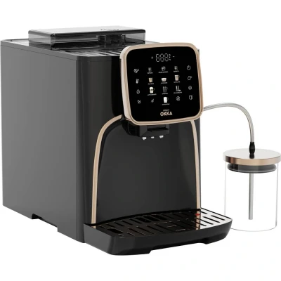 Immagine di arzum OK0028 0400 Macchina per il caffè Bronzo con contenitore latte