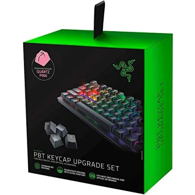 Immagine di Razer PBT Keycap Upgrade Set Compatibile con la retroilluminazione (materiale superiore resistente alla lucentezza, stampaggio a doppio taglio caratteri ultra sottili) Rosa
