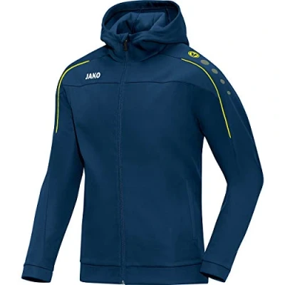 Immagine di JAKO, Giacca con Cappuccio Classico Basic, Uomo, Classico, Nightblue/Citro, XL