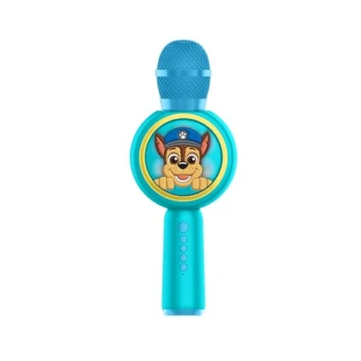 Immagine di OTL Technologies PAW263 Paw Patrol Popsing Microfono wireless per karaoke con modalità cambia voce, luce LED, colore: blu
