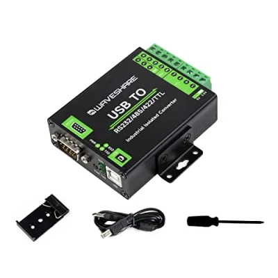 Immagine di USB to RS232/485/422/TTL Interface Converter Industrial Grade Isolated with Original FT232RNL Chip,300bps 3Mbps Baud Rate,Stable Transmission,Multiple Devices Applicable