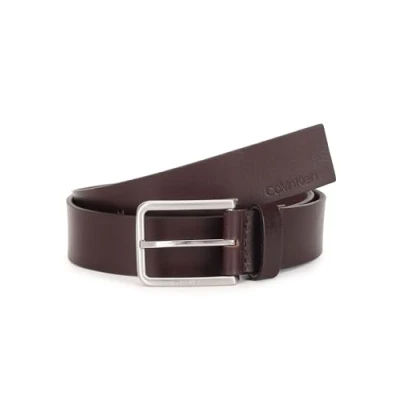Immagine di Calvin Klein Warmth Oiled Grain Cintura, Uomo, Taglia: 120, Dark brown