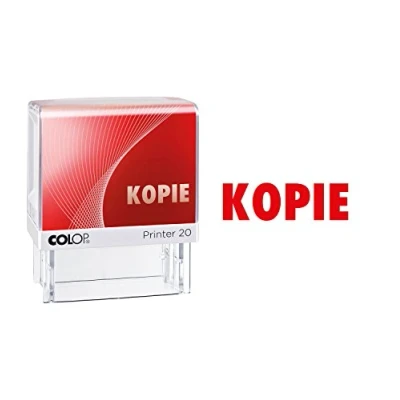 Immagine di Colop 100671 Timbri testuali Rosso 38 x 14 mm (L A)