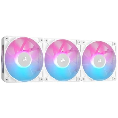 Immagine di Corsair iCUE LINK RX120 RGB Ventola per PC case Bianco (L x A P) 120 25 mm incl. Illuminazione LED