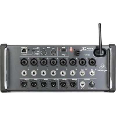Immagine di BEHRINGER XR16 MIXER DIGITALE X AIR IPAD ANDROID WIFI USB LAN 16 CANALI 8 PREAMPLIFICATORI MICROFONICI MIDAS EFFETTI KLARK TEKNIK