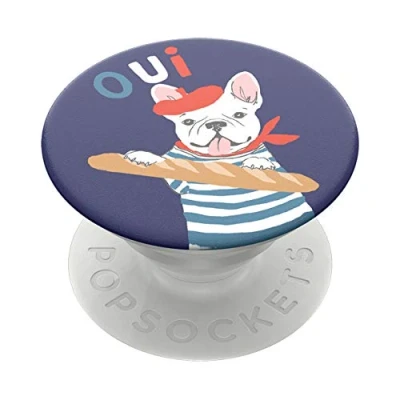Immagine di PopSockets PopGrip Supporto e Impugnatura per Telefoni Cellulari Tablet con un Top Intercambiabile Frenchie