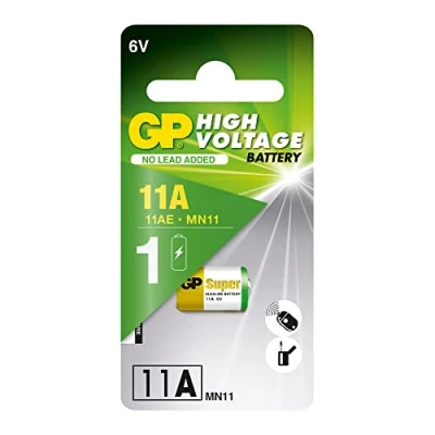 Immagine di Batterie 11A Set da 1 Pila GP Alkaline Pile 11 A Alcaline 6V Lunga Durata