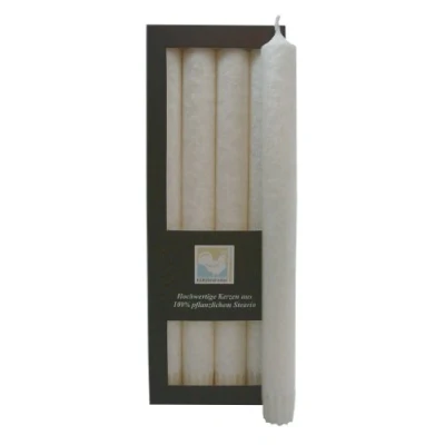 Immagine di Kerzerman, candele cilindriche per candelabro bianco, 1