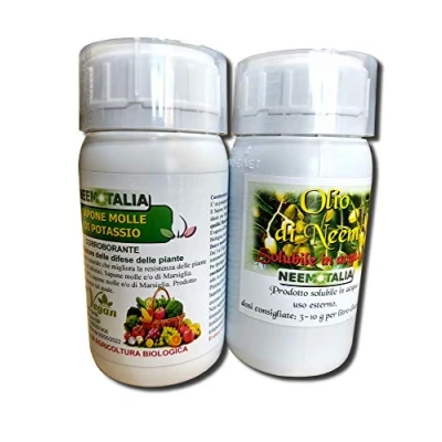 Immagine di Argan Italia Olio di NEEM SOLUBILE 250 ML+ Sapone Molle POTASSIO ML