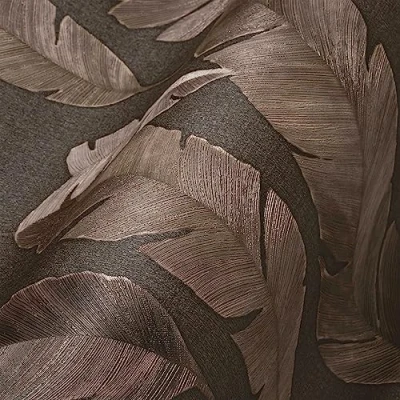 Immagine di Livingwalls Travel Styles Carta da parati botanica in tessuto non tessuto, per ambienti diversi, 10,05 m x 0,53 m, colore: Marrone