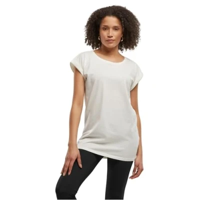 Immagine di Build Your Brand By021 ladies Extended Shoulder Tee, Maglietta Donna, Ready for Dye, M