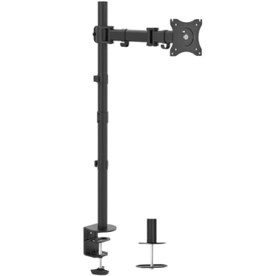 Immagine di VIVO STAND V001T Supporto da tavolo per monitor singolo, extra alto, completamente regolabile 1 schermo LCD fino a 32&quot;, ultra wide screen 38&quot;, capacità 10 kg