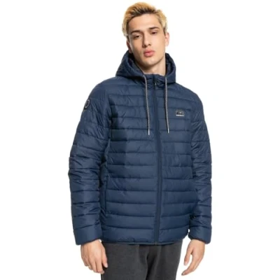 Immagine di Quiksilver™ Scaly Puffer Jacket for Men Steppjacke Männer S Schwarz