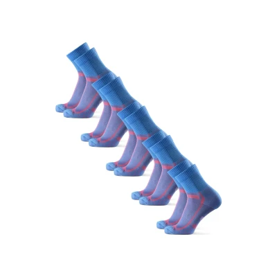 Immagine di Danish Endurance LONG Distance Running 5 PACK Calze sportive, Taglia: 39 42, Blue orange
