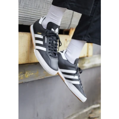 Immagine di adidas Originals Samba Super Sneakers basse, Taglia: 36, Black/running white/footwear white pelle e finta