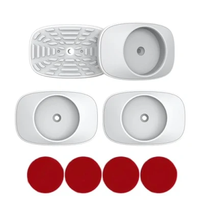 Immagine di EUDEMON protezione da parete per porta di sicurezza bambini, utilizzata proteggere pareti/scale/telai porte, facile installare (Bianco, 4 Pezzi)