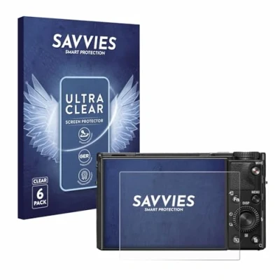 Immagine di savvies (6 Pezzi Pellicola Protettiva per Sony Cyber Shot DSC RX100 VII Protezione Schermo Trasparente