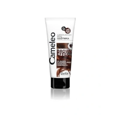 Immagine di Cameleo Balsamo Brown Effect Trattamento nutriente e rafforzante con estratto di noce per capelli naturali colorati Brunitone profondo colore lucentezza 200 ml