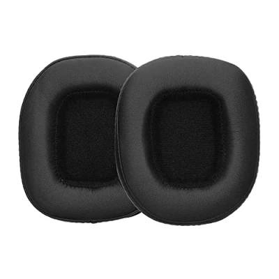 Immagine di kwmobile 2X Cuscinetto Cuffie Compatibile con Astro Gaming A50 / A40 A10 Pad Cuscinetti Ricambio Over Ear Simil Pelle Nero