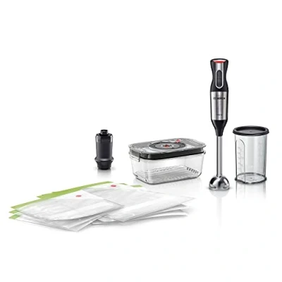 Immagine di Bosch MS6CM61V2 Frullatore ad immersione 1000 W acciaio inox, Nero