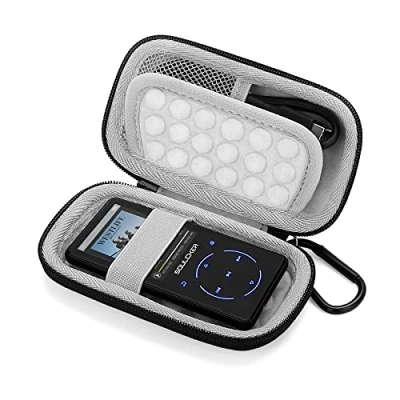 Immagine di custodia per lettore MP3 MYMAHDI/AGPTEK/SuperEye/Victure, rigida (grigio)
