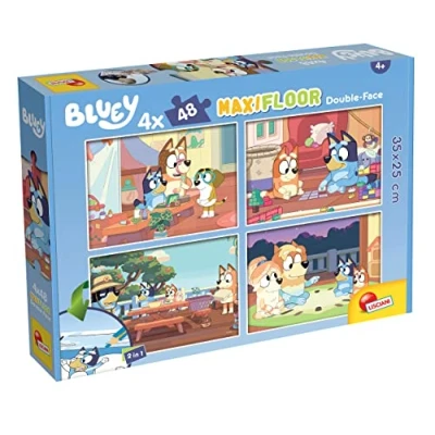 Immagine di Lisciani Giochi Bluey Puzzle DF Maxi Floor 4 x 48, Multicolore, 100354
