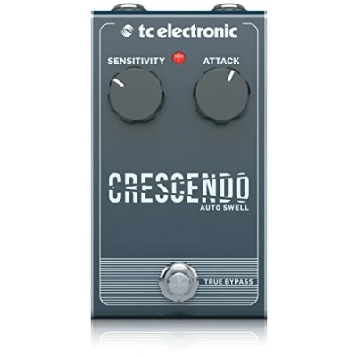 Immagine di TC Electronic Crescendo AUTO SWELL Responsive Pedal con interfaccia a 2 manopole per la manipolazione della linea di chitarra inquietante