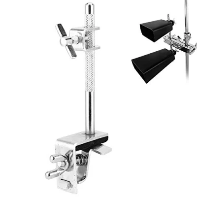 Immagine di Cowbell Hoop Morsetto per supporto campanaccio in metallo resistente grancassa hardware batteria batterista WC51 Guitar Hanger