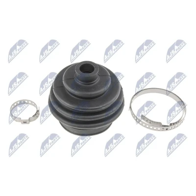 Immagine di NTY NOP 012 Soffietto Assale anteriore, lato ruota con morsetti FIAT: Qubo, Fiorino II Pick up, Punto Evo Hatchback, OPEL: Corsa A CC, Astra G Coupe