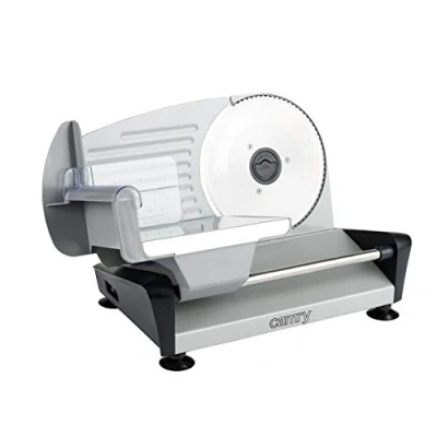 Immagine di CAMRY CR 4702 cr4702 trancheuse Affettatrice per prosciutto, 200 W, Colore, Plastica, Argento Metallizzato