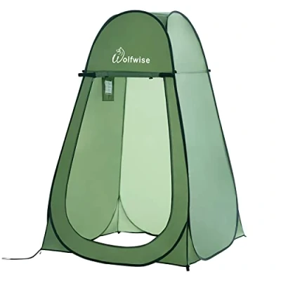 Immagine di WolfWise Tenda ad Apertura Istantanea Pop Up Campeggio Spiaggia Bagno Spogliatoio Doccia Riparo Privato all&#039;Aperto