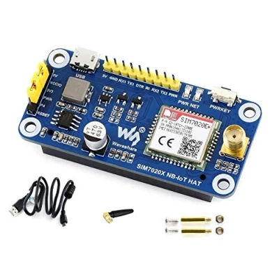 Immagine di IBest NB IoT Hat for Raspberry Pi, Based on SIM7020E, B1/B3/B5/B8/B20/B28 Bands Controlled Via Serial AT Commands Support LWM2M/COAP/MQTT/TCP/UDP/HTTP/HTTPS, 3.3V/5V