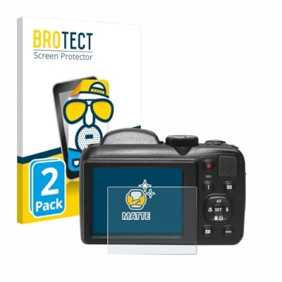 Immagine di brotect Pellicola Protettiva Opaca per Kodak Pixpro AZ255 Anti Riflesso (2 Pezzi)
