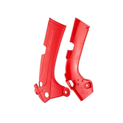 Immagine di Polisport 8466400002 Set di Piastre paramotore in plastica Durevole e Resistente agli Urti Compatibile con Le Moto Honda Colore Rosso