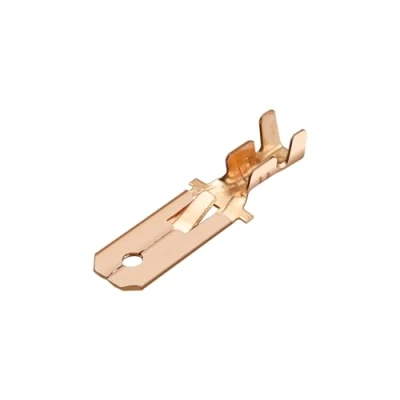 Immagine di Heschen, terminali a crimpare picco, connettori crimpare, 6,3 mm, non isolati, 100 pezzi