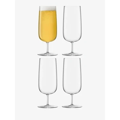 Immagine di LSA BG06 BOrough, Bicchiere per Pilsner, 440 ml, Trasparente, Confezione da 4