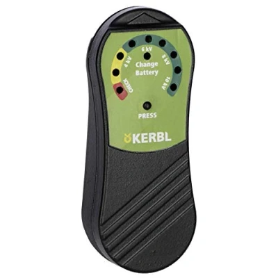 Immagine di Kerbl Tester per recinzioni con indicatore LED (tester recinzioni, di tensione, stato della batteria) 445599