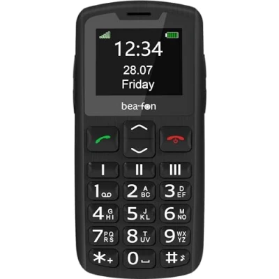 Immagine di Beafon, SL230, Silver Line, telefono cellulare per anziani con pulsante di emergenza, cellulare, display a colori da 4,52 cm, numeri grandi