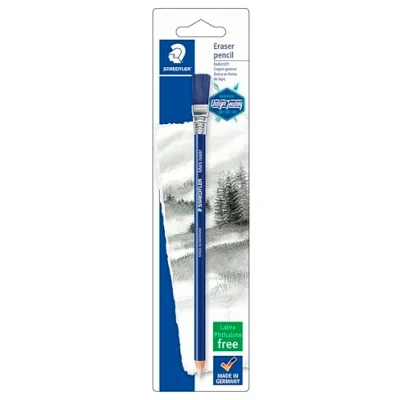 Immagine di STAEDTLER 526 61BK C Mars Rasor Matita per cancellare (con spazzola, senza ftalati e lattice, carta blister con una penna)