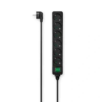 Immagine di Hama 00223010 Multipresa con interruttore Nero Schuko 1 pz.