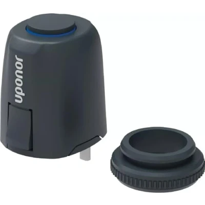 Immagine di Uponor Vario attuatore 230 V 1 W NC VA80 FT M30 x 1,5 azionamento termico 1141676 per il distributore di riscaldamento del a pavimento