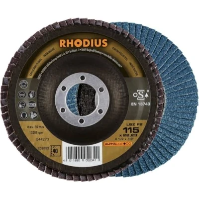 Immagine di Rhodius 202652 LSZ F2 Disco con falde Acciaio inox, 10 pz.