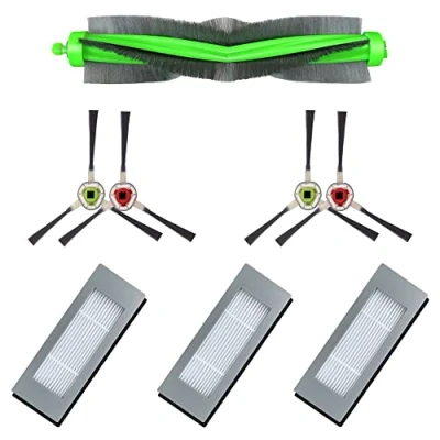 Immagine di MIRTUX Confezione di ricambi compatibile con Roomba Combo R1138 R111840. Kit completo accessori ricambio per spazzole laterali, filtri, rullo centrale