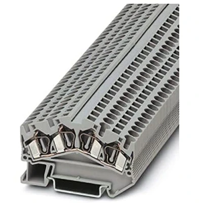 Immagine di Phoenix Contact STS 4 QUATTRO 3031681 Morsetto passante componibile Numero Poli (num): 0.08 mm² Grigio 50 pz.