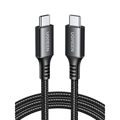 Immagine di UGREEN Cavo USB Type C 60W, Ricarica Rapida PD3.0 3A Compatible con iPhone 16/15 Plus Pro Max, Galaxy S24/S23, Pixel 9/9 Pro/9 XL/8/7, Macbook, iPad Air, Drone ecc 0,5M
