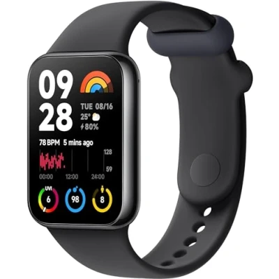 Immagine di Xiaomi Mi Smart Band 8 Pro Braccialetto di attività, schermo AMOLED da 1,74&quot;, corpo leggero e ultra sottile 9,99 mm, 150 modalità sportive, SpO2, 5 ATM, batteria fino a 14 giorni, nero
