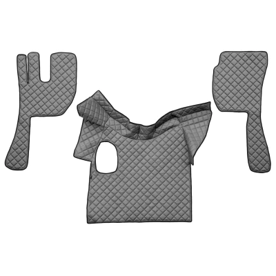 Immagine di F CORE FL12 GRAY Set tappetino Finta pelle anteriore 3 grigio